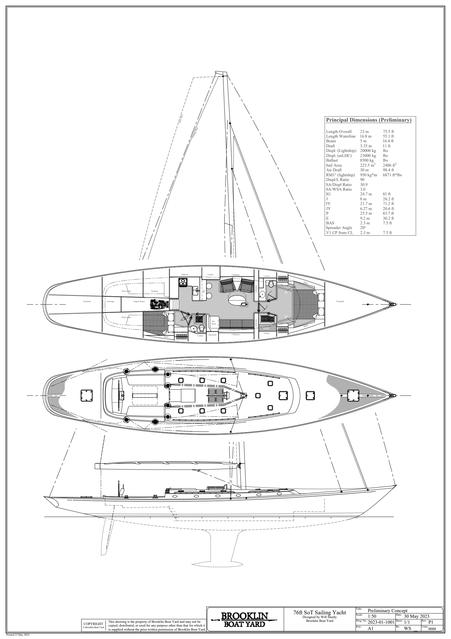 BBY 47 Express Cruiser designed by Will Sturdy — Brooklin Boat Yard